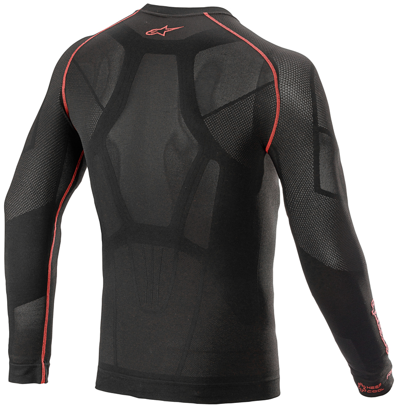 Alpinestars Ride Tech V2 Black Red Long-Sleeve Top