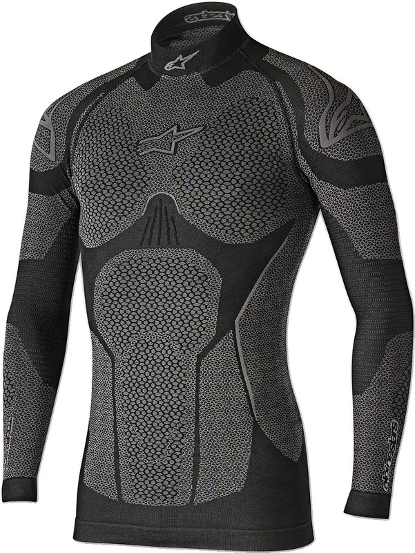 Alpinestars Ride Tech Winter Black Gray Long Sleeve Top