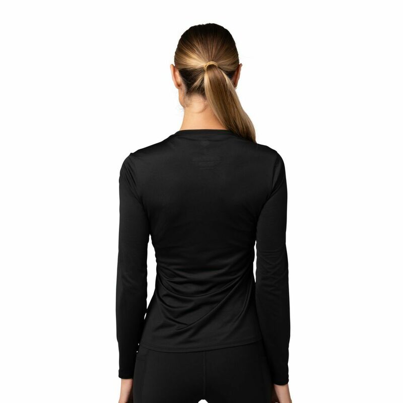 Fox Racing Womens Tecbase LS Black Shirt