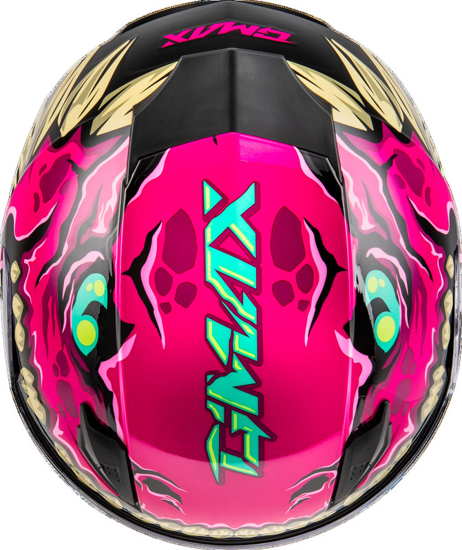 Gmax Youth GM-49Y Drax Snow Pink Helmet - Picture 12 of 13