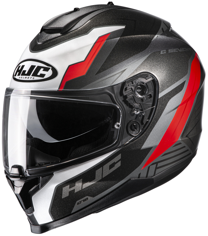 hjc c70 boltas helmet C 70 Black-Grey MC-5SF making the C70 a dependable option for daily riding HJC-C70-boltas-blue-black-motorcycle-helmet-rear-view | Billys Crash Helmets