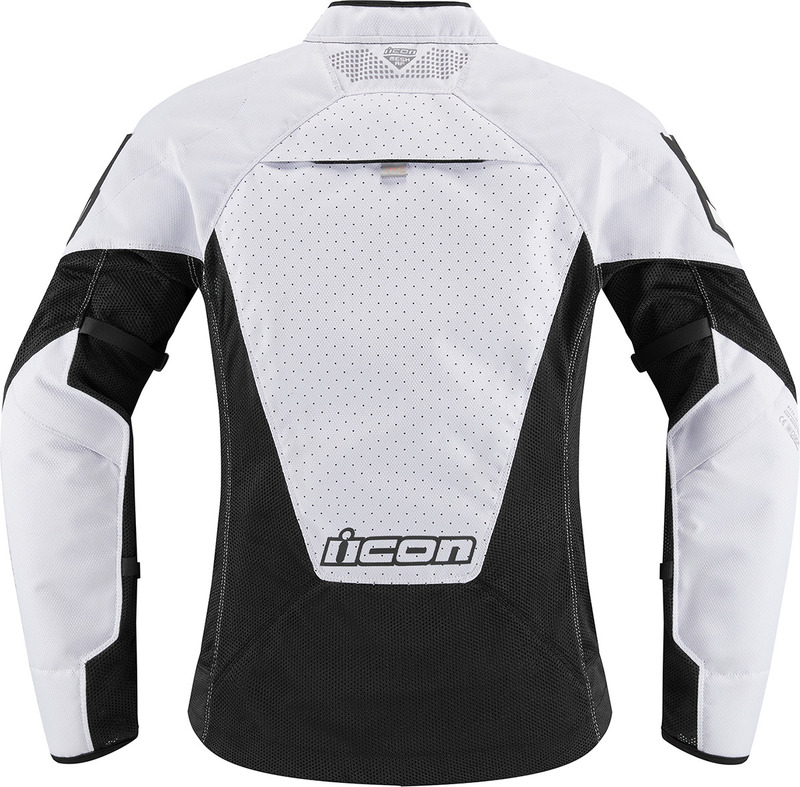 Icon Women's Mesh AF Jacket White - Picture 7 of 13