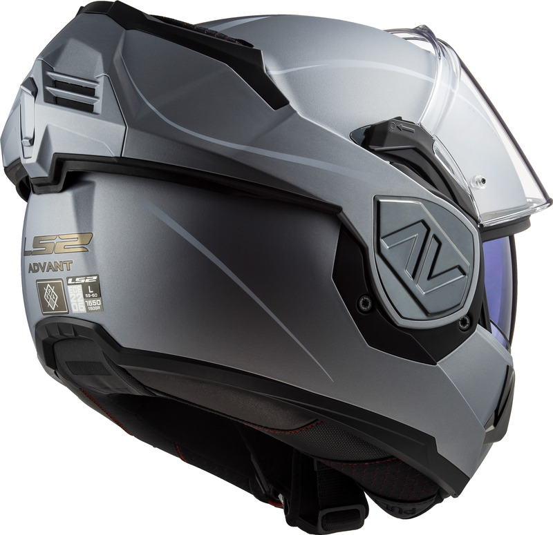 LS2 Advant Special Matte Silver Helmet - Picture 16 of 36