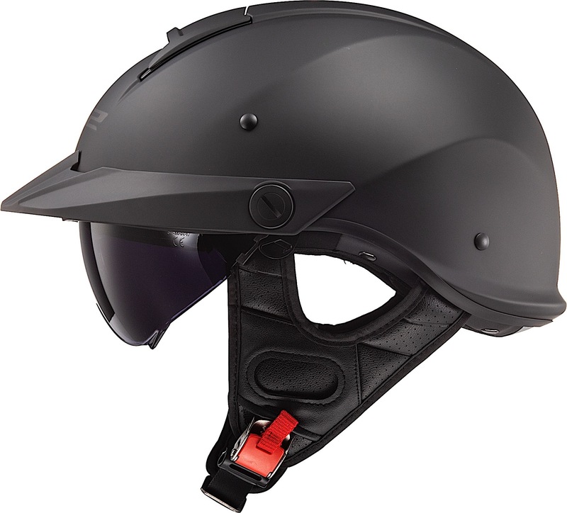 LS2 Rebellion Solid Matte Black Helmet - Picture 4 of 7