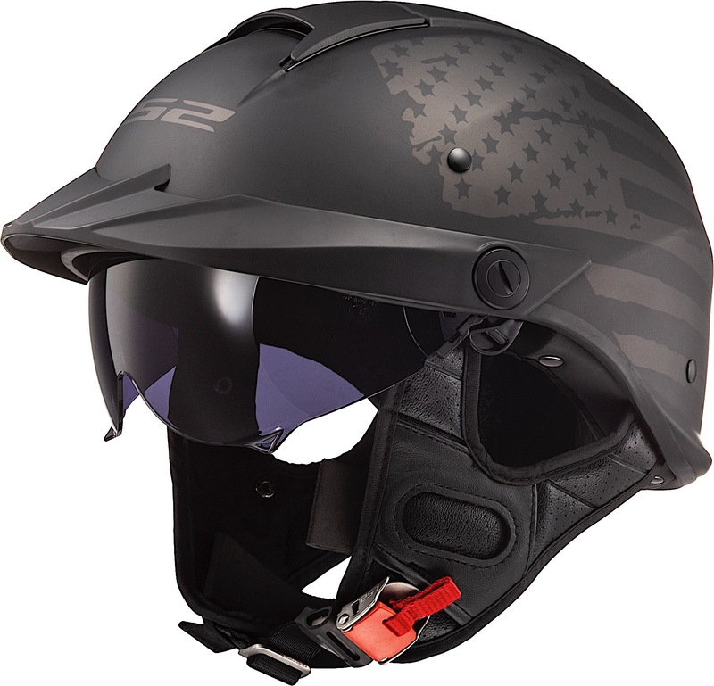 LS2 Rebellion 1812 Matte Black Helmet - Picture 4 of 7