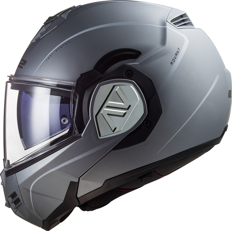 LS2 Advant Special Matte Silver Helmet - Picture 13 of 36
