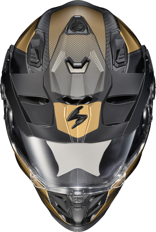 Scorpion EXO XT9000 Trailhead Matte Gold Carbon Helmet - Picture 21 of 26
