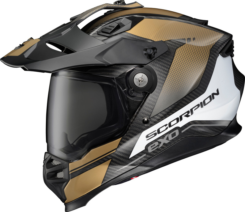Scorpion EXO XT9000 Trailhead Matte Gold Carbon Helmet - Picture 7 of 26