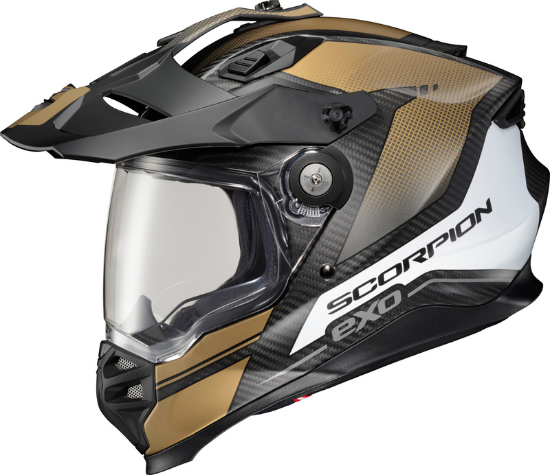 Scorpion EXO XT9000 Trailhead Matte Gold Carbon Helmet - Picture 23 of 26