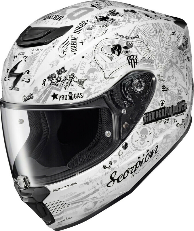 Scorpion EXO EXO-R330 Shake 2 White Helmet size X-Large | eBay
