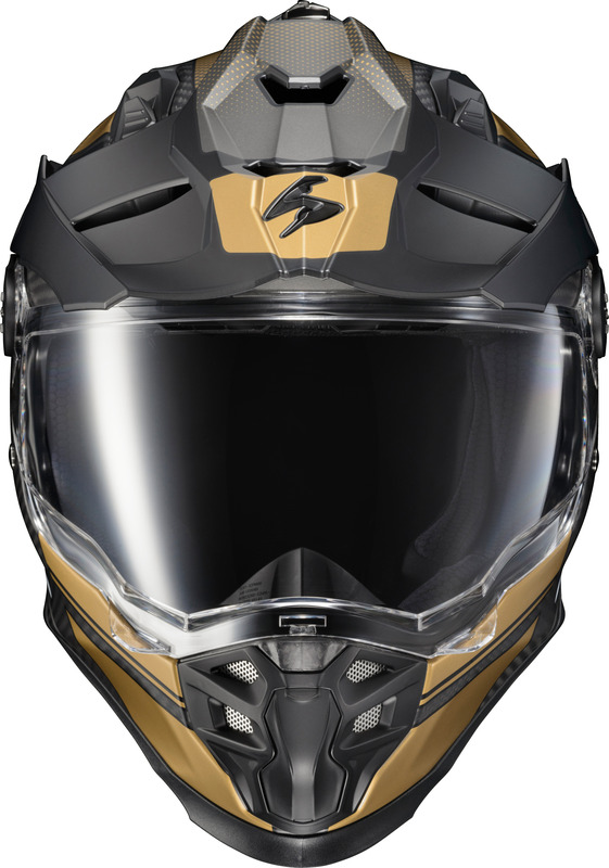 Scorpion EXO XT9000 Trailhead Matte Gold Carbon Helmet - Picture 10 of 26