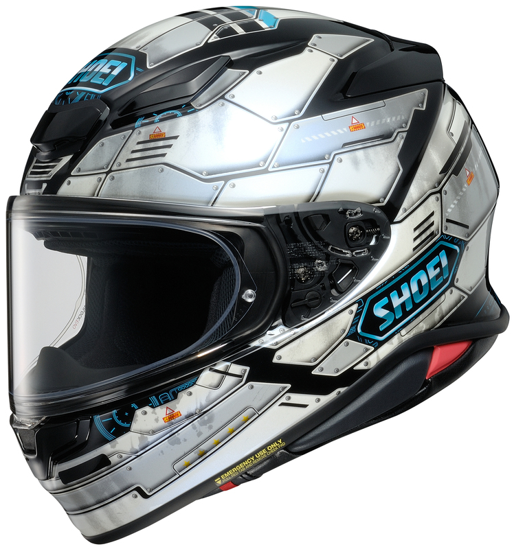 SHOEI　Z8 FORTRESS TC-6 Shoei RF-1400 Fortress Helmet - TC-6 White/Gray - Size XL - USED