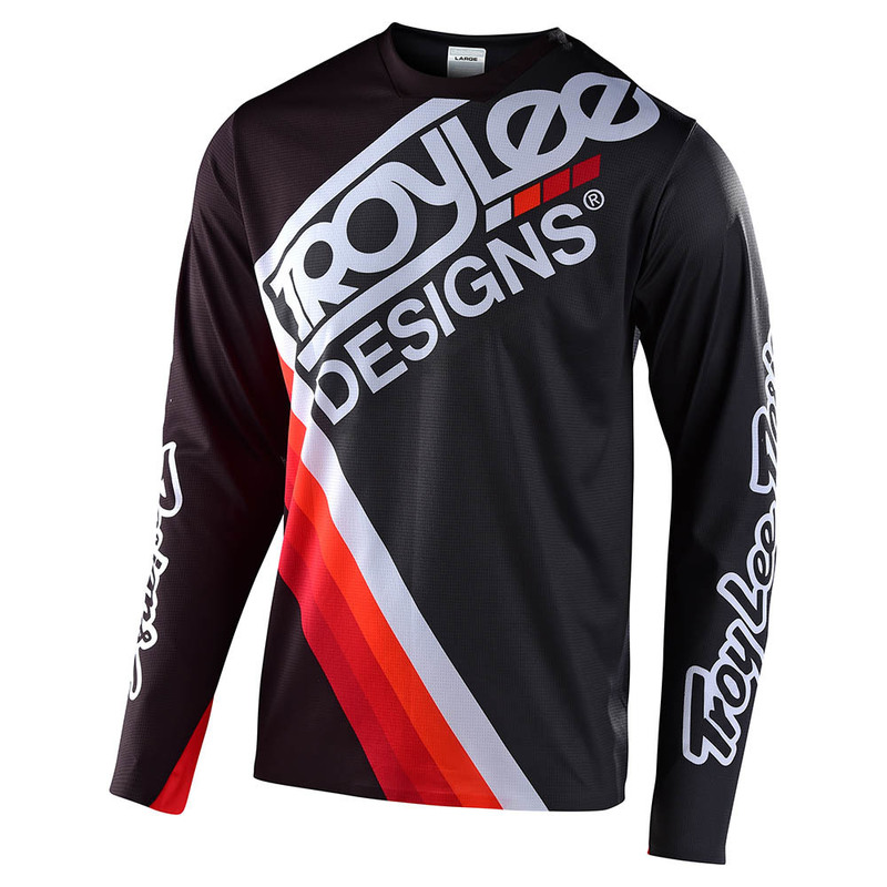 Occean//Black//X-Large Troy Lee Designs GP Air Pinstripe Mens Off-Road Motorcycle Jersey