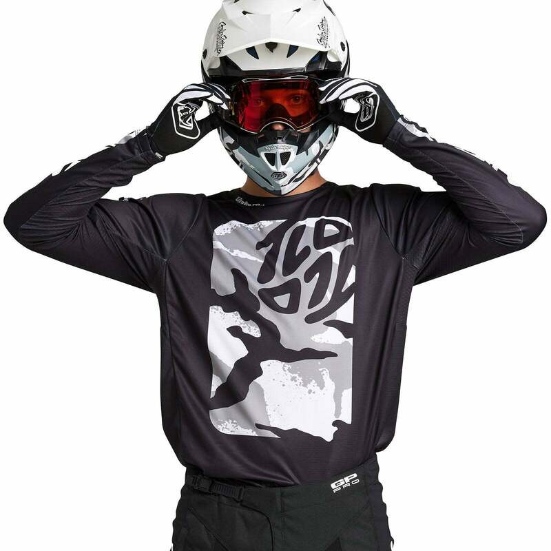 Troy Lee Designs GP Pro Boxed In Black White Jersey - Picture 6 of 13